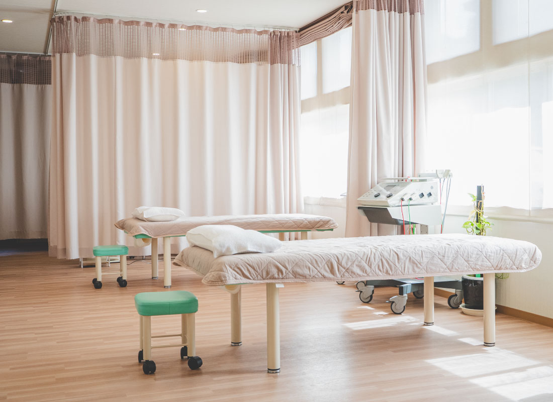 四日市市にある、さくら整体・整骨院の施術ルーム