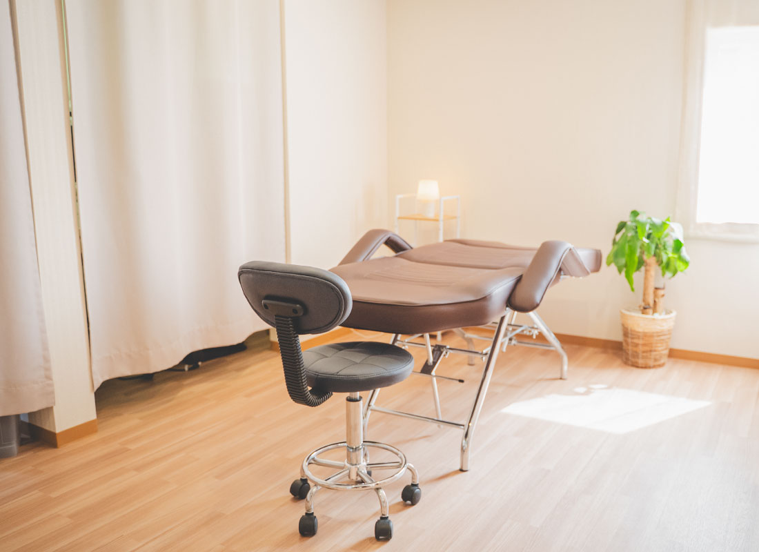 四日市市にある、さくら整体・整骨院の施術ルーム